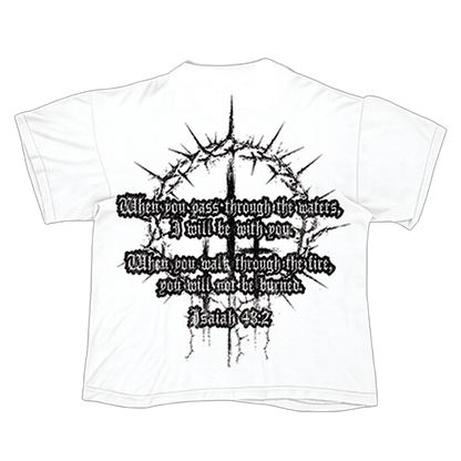 PRESSURE LA "CROWN OF THORNS" WHITE TEE