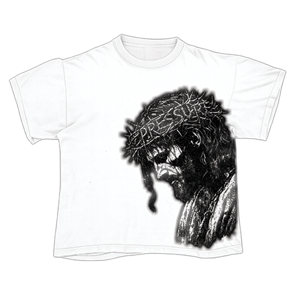 PRESSURE LA "CROWN OF THORNS" WHITE TEE