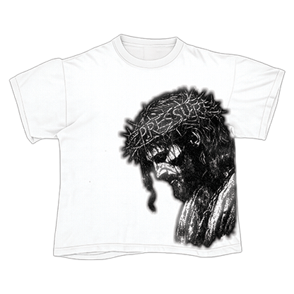 PRESSURE LA "CROWN OF THORNS" WHITE TEE